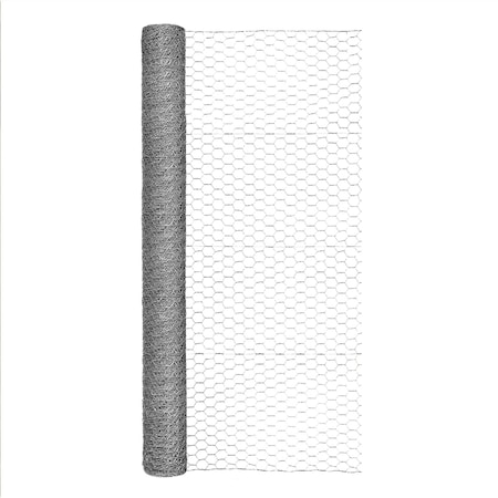 Garden Zone Garden Craft 48 in. H X 50 ft. L Galvanized Steel Poultry Netting 1 in. 164850
